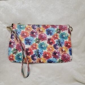 🧡C Brand Floral Clutch/Wristlet Bag